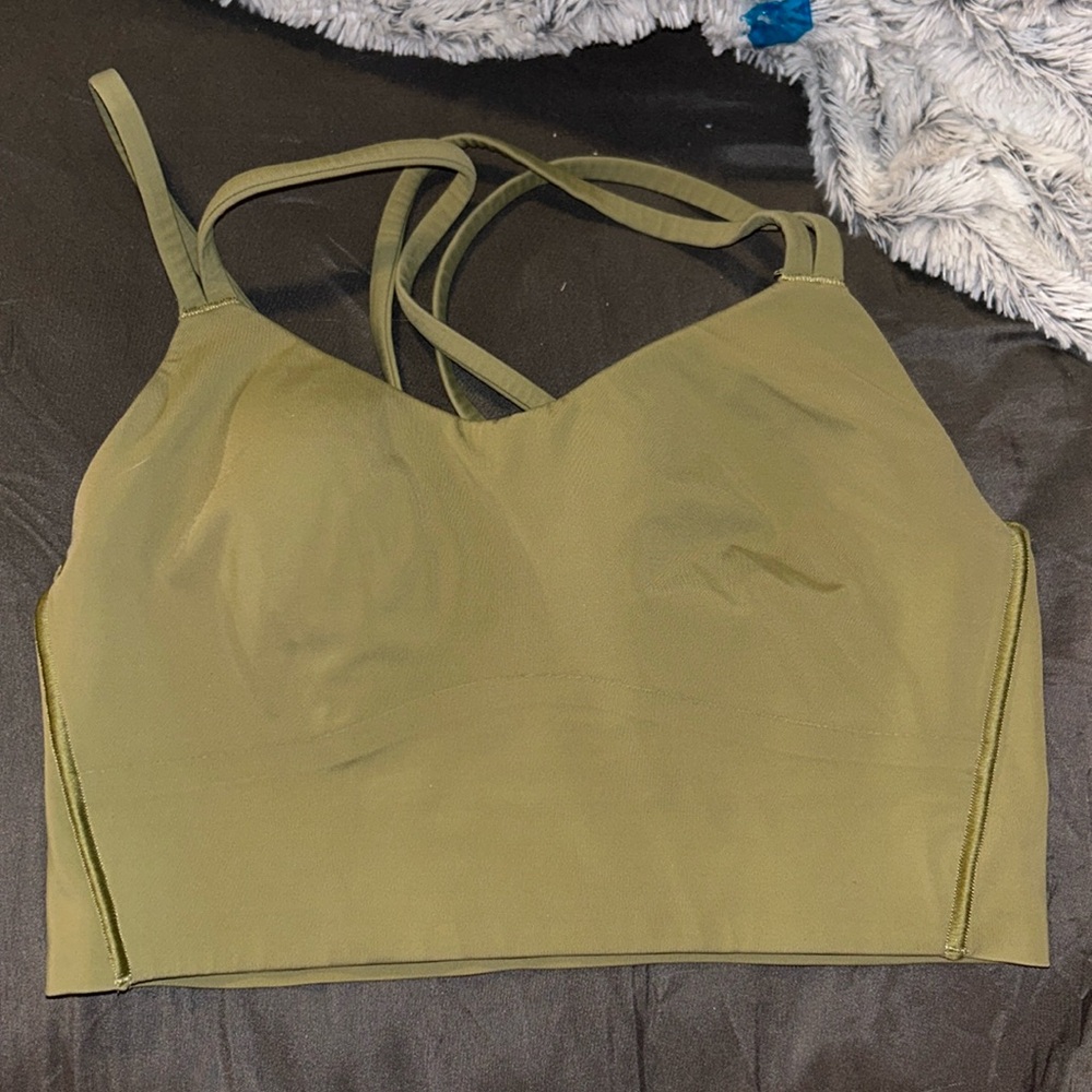 Green Lululemon Cloud bra